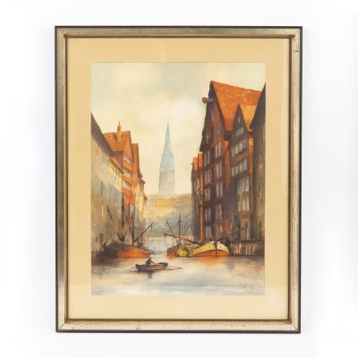 Los Nr. 100Unbekannter Aquarellist, 20. Jahrhundert