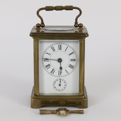 Los Nr. 105 Reisewecker, wohl England, 1. Hälfte 20. Jahrhundert