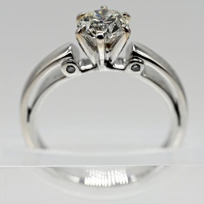 Los Nr. 148 Solitärring mit Brillant, 1 ct, HRD-Gutachten von 2007, 21. Jh.