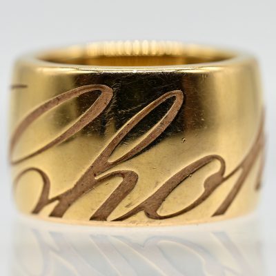 Los Nr. 190 Breiter, massiver Ring, Modell „Chopardissimo“, Chopard, 21. Jh.