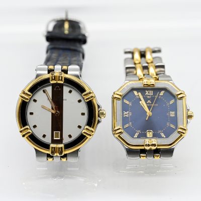 Los Nr. 208 2 verschiedene Herrenarmbanduhren, Maurice Lacroix, Automatic, 20. Jh.