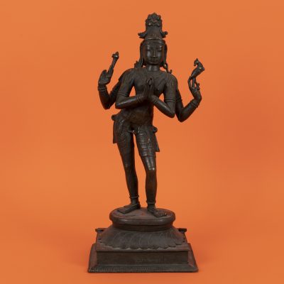 Los Nr. 283 4-armige Shiva-Statue, wohl Indonesien /Indien, 19./ 20. Jahrhundert