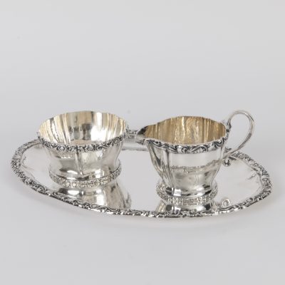 Los Nr. 293 Seltenes dreiteiliges Rahmset, J.H. Watty & Sohn A.G., Hamburg, 1. Hälfte 20. Jh.