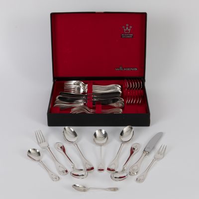 Los Nr. 324 31-teiliges Konvolut Silberbesteck „Schloß Rosenborg“, Wilkens, Bremen, 2. Hälfte 20. Jahrhundert