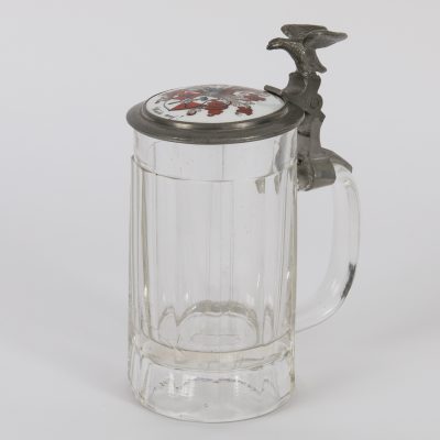 Los Nr. 387 Deckelhumpen mit studentischer Heraldik, 1. Hälfte 19. Jahrhundert