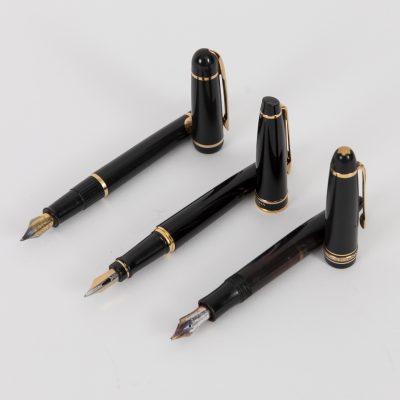 Los Nr. 403 Konvolut Füllfederhalter, Montblanc, Hamburg und Waterman, Paris, 2. Hälfte 20. Jahrhundert