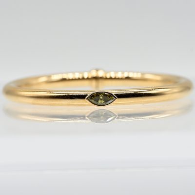 Los Nr. 054 Massive Armspange mit Olivin Peridot, 90- er Jahre