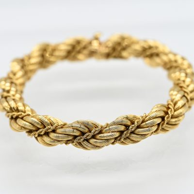 Los Nr. 096 Goldenes Kordelarmband, 60er Jahre