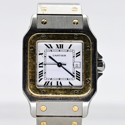 Los Nr. 179 Herrenarmbanduhr, Modell: Santos, Cartier, Paris, 90er Jahre