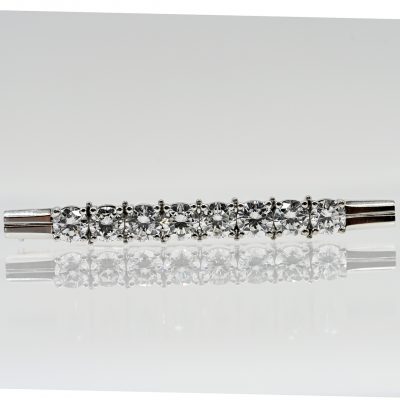 Los Nr. 017 Prunkvolle Stabnadel mit 8 Brillanten, zus. ca. 3,98 ct, 1980er Jahre