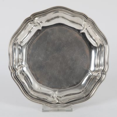 Los Nr. 226 Chippendale Anbietschale, Juwelier Hansen, Hamburg, 20. Jh.