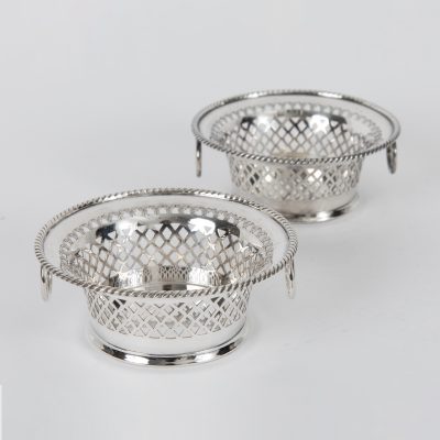 Los Nr. 261 Paar silberne Bonbonschälchen, Henry Atkin & Co., Sheffield, 1905