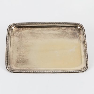 Los Nr. 270 Vergoldetes Anbiettablett, Deutschland, 1. Hälfte 20. Jh.