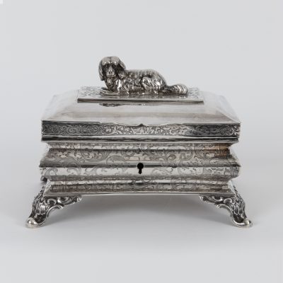 Los Nr. 274 Antike Zuckerdose aus Adelshaushalt, um 1800