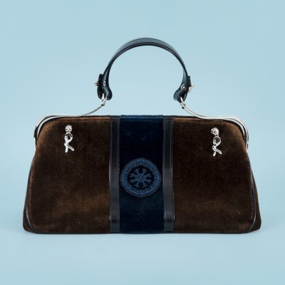 Los Nr. 330 Abendtasche aus Samt, Roberta di Camerino, Venedig, Italien, 2. Hälfte 20. Jahrhundert