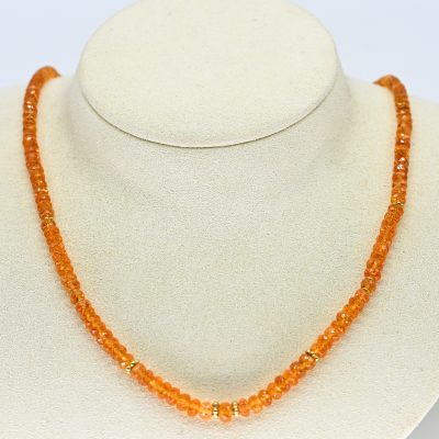 Los Nr. 053 Collier mit Citrin, Goldschmiedearbeit, 21. Jahrhundert